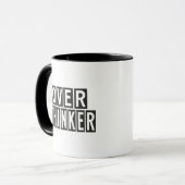 Overthinker Tasse (Vorderseite Links)
