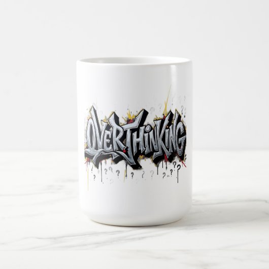 Overthinking Chaos Kaffeetasse (Mittel)