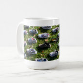 Overthinking die Marathon-Tasse Kaffeetasse (Vorderseite Links)