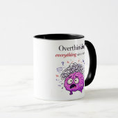 Overthinking Everything Since Forever Mug Tasse (VorderseiteRechts)