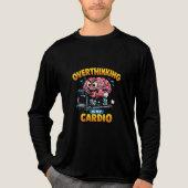 Overthinking Is My Cardio Funny Anxiety T-Shirt Tri-Blend Shirt (Vorderseite)