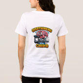 Overthinking Is My Cardio Funny Anxiety T-Shirt Tri-Blend Shirt (Rückseite)