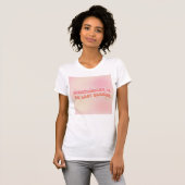 Overthinking Is So Last Season — Welcome To Ease T-Shirt (Vorne ganz)