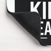 Overthinking Kills Creativity – Minimal Motivation Mousepad (Ecke)