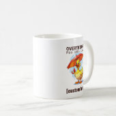 Overthker Pro Duck Tasse - Funny Mental Health Hum (VorderseiteRechts)