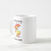 Overthker Pro Duck Tasse - Funny Mental Health Hum (Vorderseite Links)