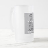 Overtime Zuhause Trinkbehälter Barware Mattiert Bi Mattglas Bierglas (Vorderseite Links)