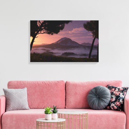 Overture (Sonnenaufgang) Leinwanddruck (Insitu (Wohnzimmer))