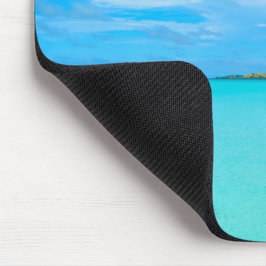 Overwater Bungalow auf Bora Bora mousepad (Ecke)