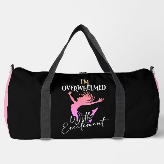 Overwhelmed With Excitement Dancer Duffle Bag (Vorderseite)