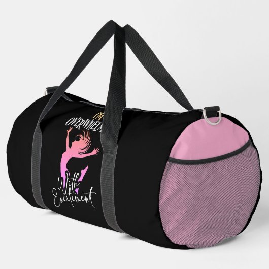 Overwhelmed With Excitement Dancer Duffle Bag (Rechte Ecke)