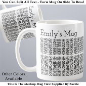 Overworked. Underpaid. Office Work Hidden Message Kaffeetasse