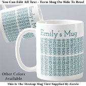 Overworked. Underpaid. Office Work Hidden Message Kaffeetasse