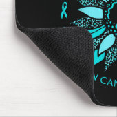 Ovian Cancer Awareness Teal Ribbon Suprt Squad Wom Mousepad (Ecke)