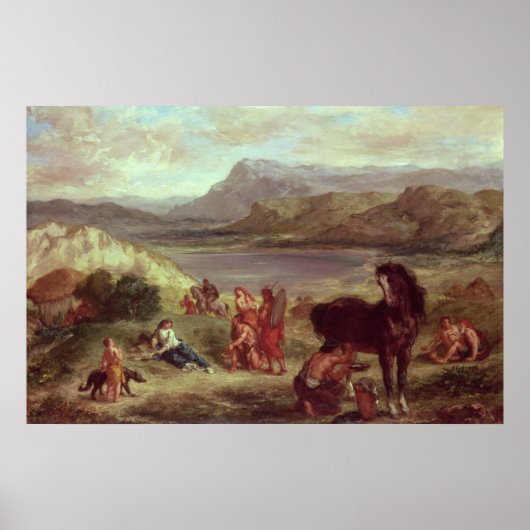 Ovid among the Scythians, 1859 Poster (Vorne)