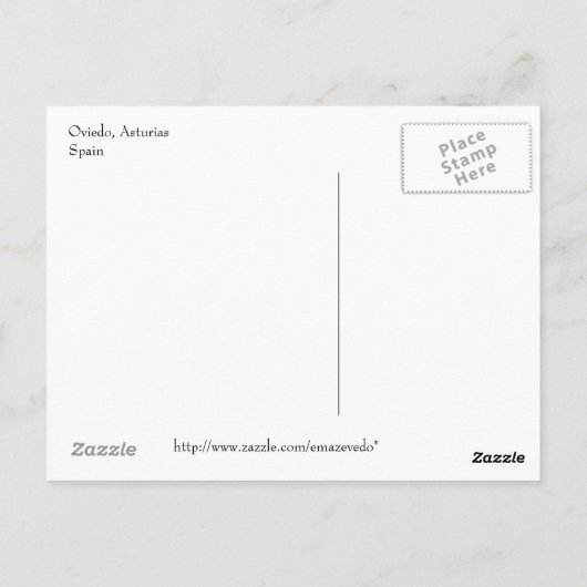 Oviedo, Asturien Postkarte (Rückseite)