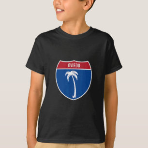 Oviedo Florida Fl Interstate Highway Urlaubs-Souve T-Shirt
