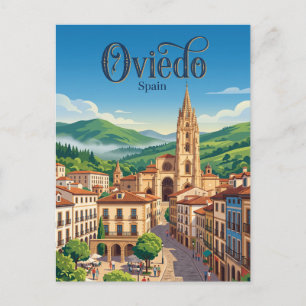 Oviedo Spanien Postkarte