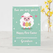 Ovine Star Pattern Holiday Card Karte (Gelbe Blume)
