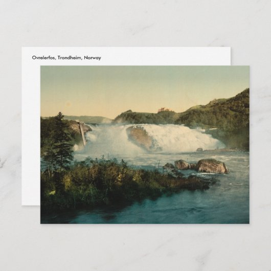 Ovrelerfos, Trondheim Postkarte (Vorne/Hinten)
