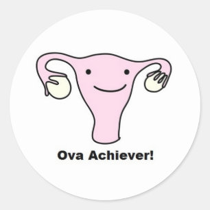 Ovum-Durchführer-Aufkleber Runder Aufkleber