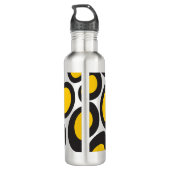 Ovvio Black & Yellow Stainless Steel Water Flasche Edelstahlflasche (Rückseite)