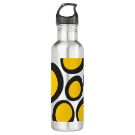 Ovvio Black & Yellow Stainless Steel Water Flasche Edelstahlflasche