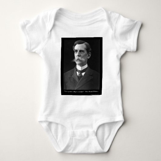 OW Holmes LIEBE Twighlight Zitat Geschenke T-Shirt Baby Strampler (Vorderseite)