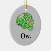 "Ow" Verzierung Keramik Ornament (Rechts)