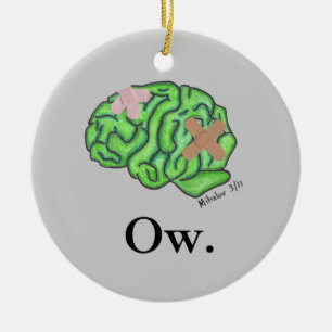 "Ow" Verzierung Keramik Ornament