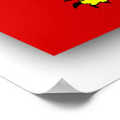 Owain Glyndwr, Flagge des Vereinigten Königreichs Poster (Ecke)