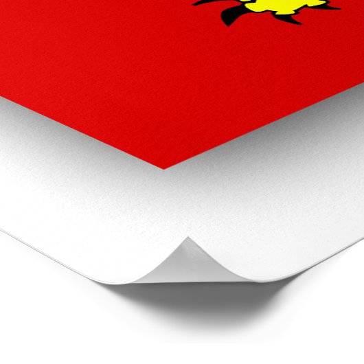 Owain Glyndwr, Flagge des Vereinigten Königreichs Poster (Ecke)