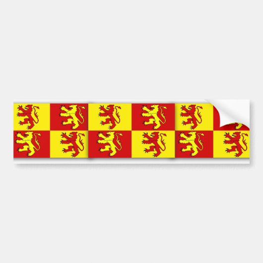 Owain Glyndwr, Königreich-Flagge Autoaufkleber (Vorne)