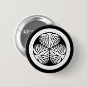 Owari hollyhock(Edo17) Button (Vorne & Hinten)
