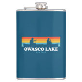 Owasco Lake New York Canoe Flachmann (Vorderseite)