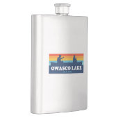 Owasco Lake New York Canoe Flachmann (Rechts)