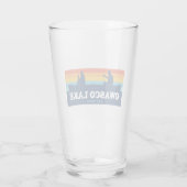 Owasco Lake New York Canoe Glas (Rückseite)