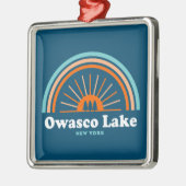 Owasco Lake New York Ornament Aus Metall (Links)