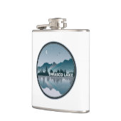 Owasco Lake New York Reflection Flachmann (Links)