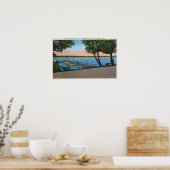 Owasco Yacht Club Aussicht auf Owasco Poster (Küche)