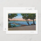 Owasco Yacht Club Aussicht auf Owasco Postkarte (Vorne/Hinten)