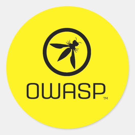 OWASP-Aufkleber Runder Aufkleber (Vorderseite)