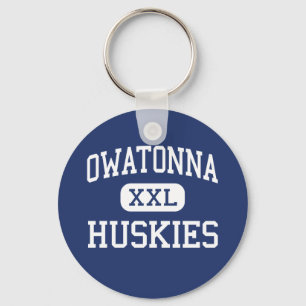 Owatonna - Huskies - hoch - Owatonna Minnesota Schlüsselanhänger