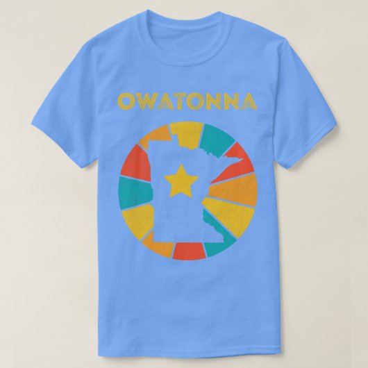 Owatonna Minnesota Vintag Ausgefallenes Souvenir 1 T-Shirt (Design vorne)