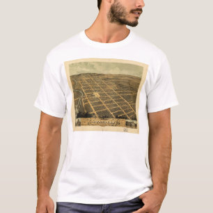 Owatonna, Steele Landkreis, Minnesota (1870) T-Shirt