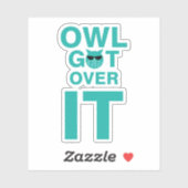 Owdytum überwinden aufkleber (Blatt)