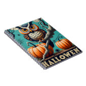 Owells Augen auf Halloween Pumpkin-Themed Notizblock (Rechte Seite)