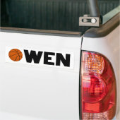 Owen Basketball Autoaufkleber (Auf Lkw)