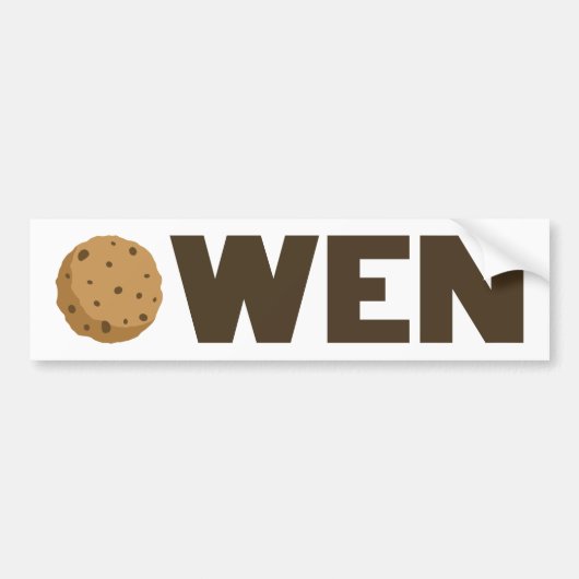 Owen Cookie Autoaufkleber (Vorne)