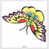 Owen Jones Antike Orientalische Schmetterlinge Aufkleber (Blatt)